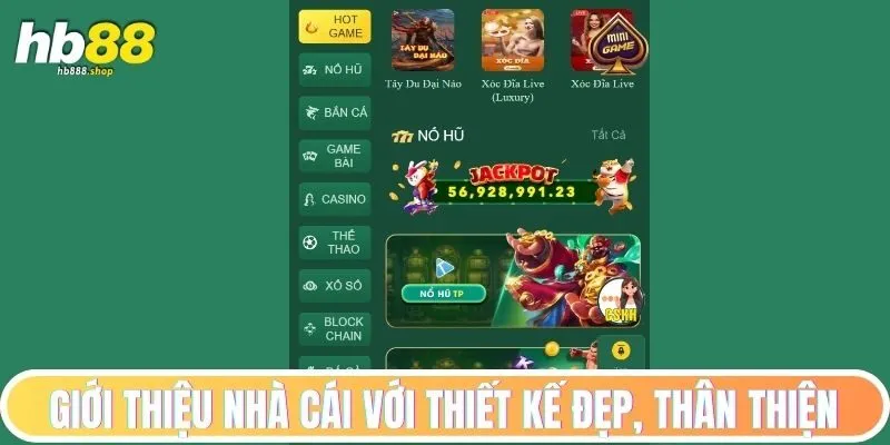 Giới thiệu nhà cái với thiết kế đẹp, thân thiện